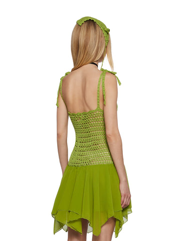 Fairytale Misfit Crochet Dress Set