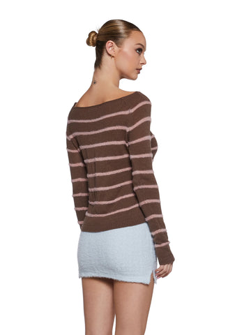 Cabin Hideaway Striped Sweater