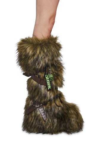 Shrek Instincts Faux Fur Boots