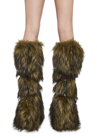 Shrek Instincts Faux Fur Boots