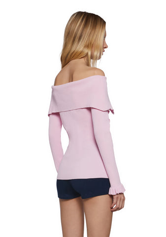 Love’s A Game Knit Cardigan-Pink