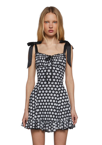 Wildflower Fables Mini Dress - Polka Dot