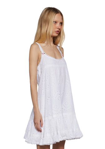 Cotton Skies Mini Dress