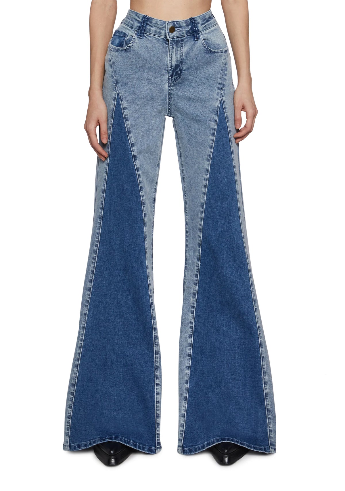 Bohemian Blues Wide Leg Jeans