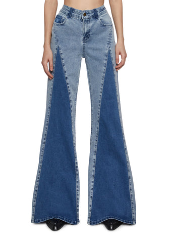 Bohemian Blues Wide Leg Jeans