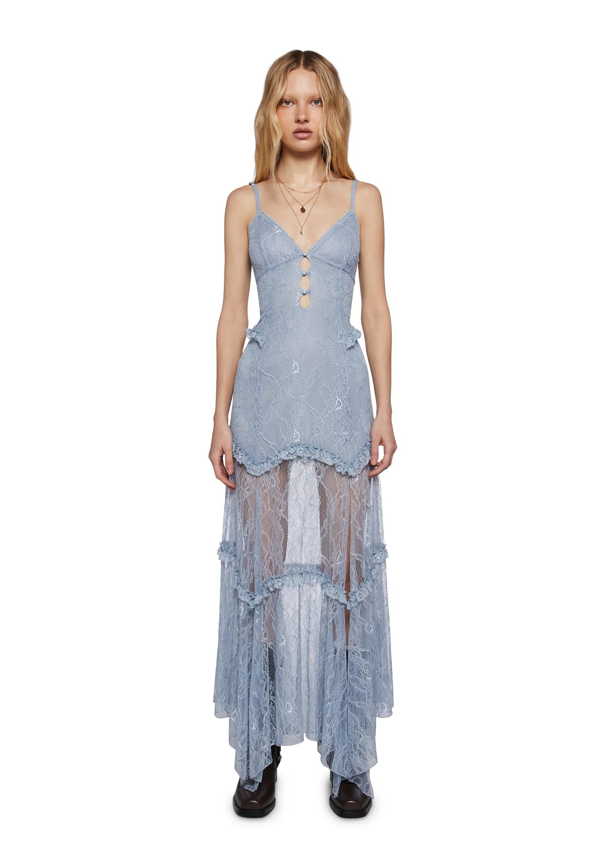 Imagined West Maxi Dress - Blue