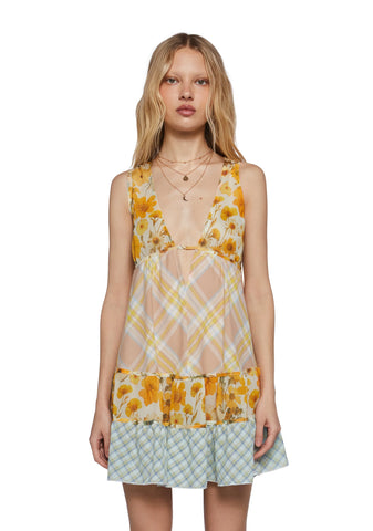 Rodeo Rivals Fit N’ Flare Dress - Floral