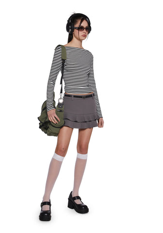 Chronically Late Long Sleeve Top