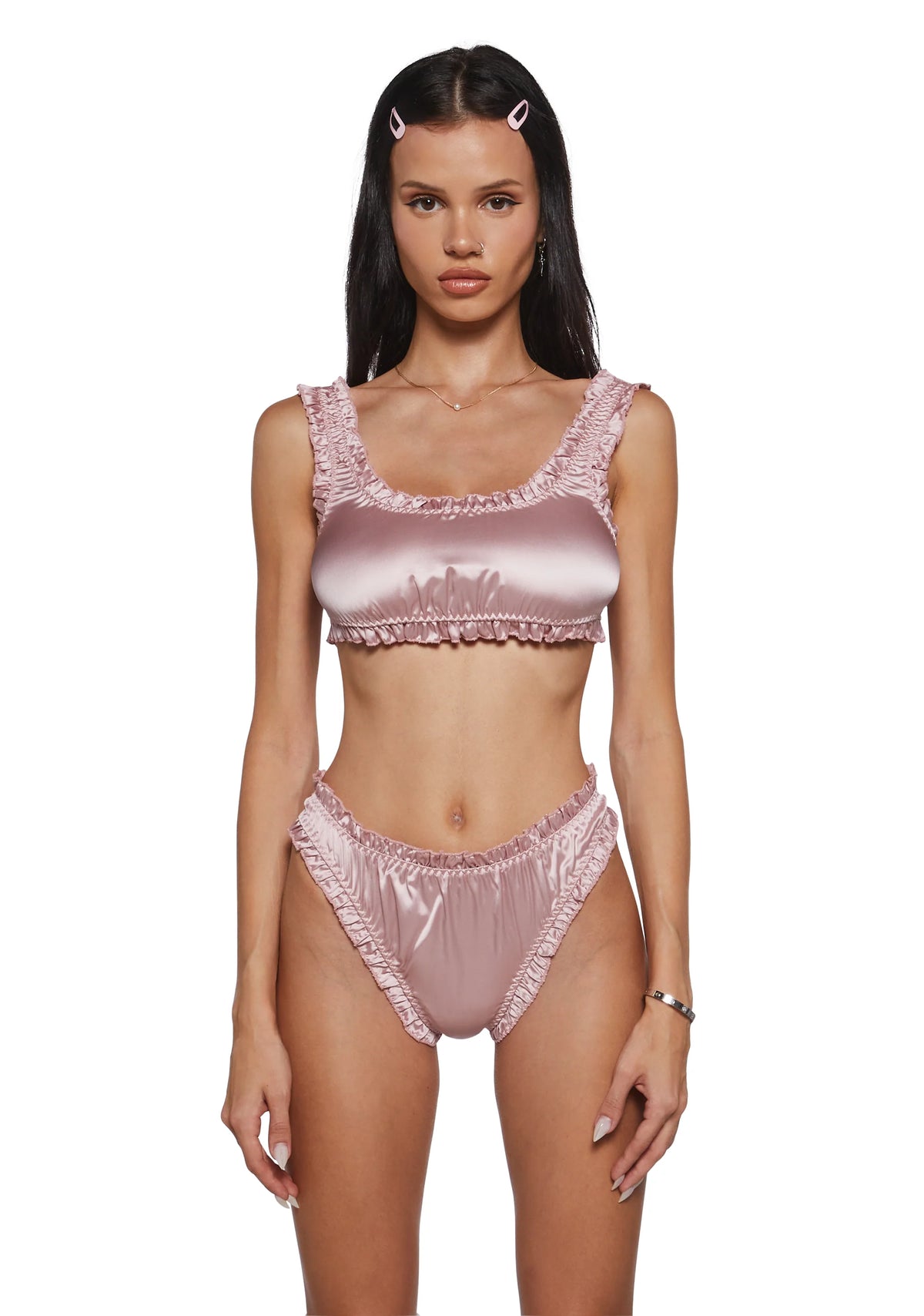 Seductive Vixen Lingerie Set - Pink