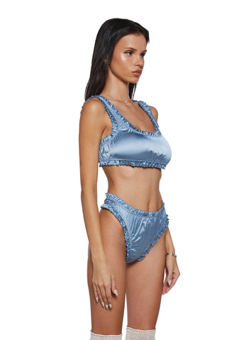 Seductive Vixen Lingerie Set - Blue