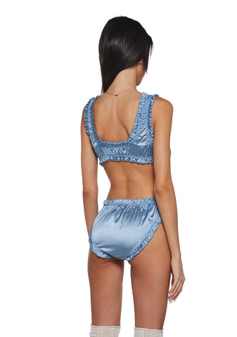 Seductive Vixen Lingerie Set - Blue