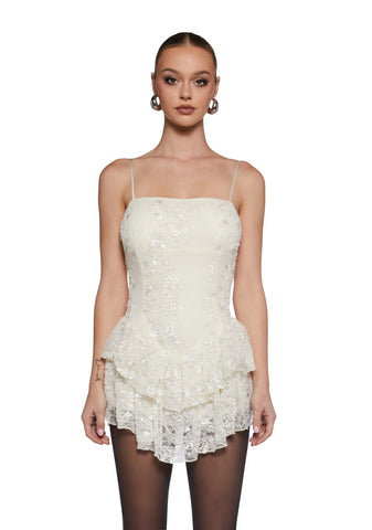 Sultry Soiree Lace Mini Dress