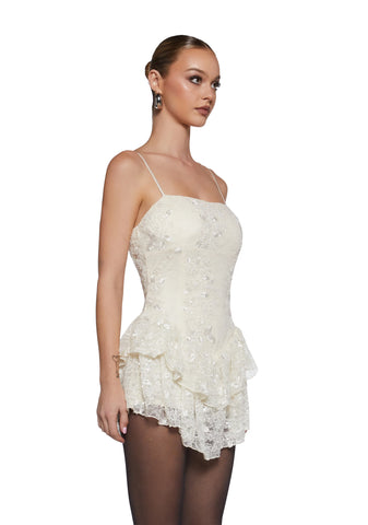 Sultry Soiree Lace Mini Dress