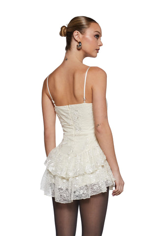 Sultry Soiree Lace Mini Dress