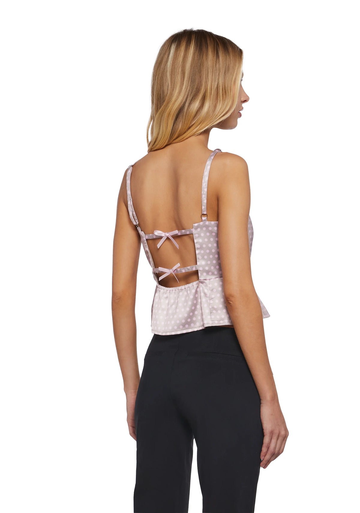 Morning Glance Polka Dot Blouse