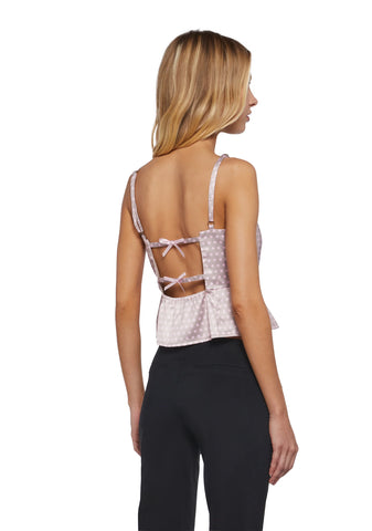 Morning Glance Polka Dot Blouse