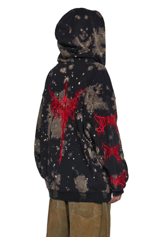 Baphomet Ritual Printed Hoodie