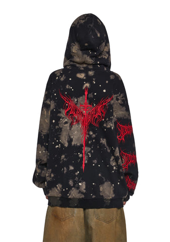 Baphomet Ritual Printed Hoodie