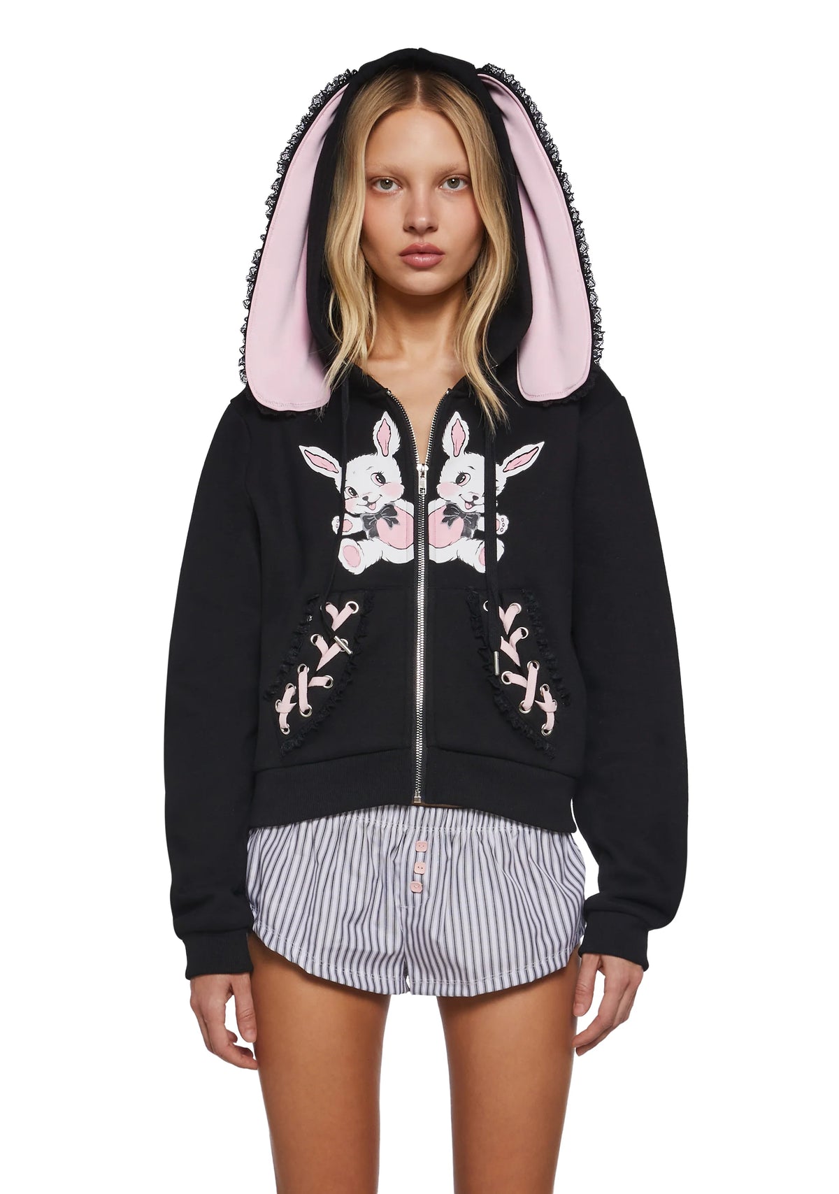Bunny Boo Hoodie With Ears