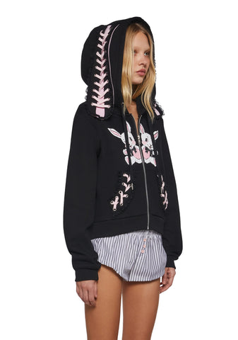Bunny Boo Hoodie With Ears