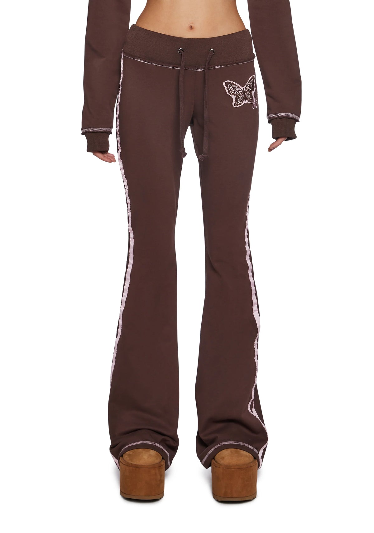 Skater Heart Low Rise Sweatpants