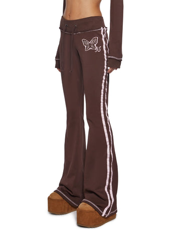 Skater Heart Low Rise Sweatpants