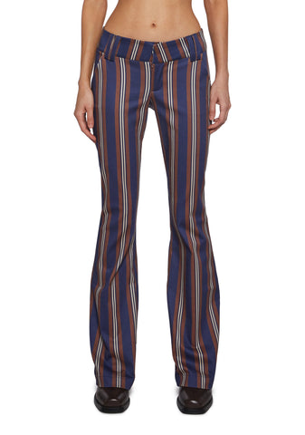 Soho Chic Striped Trousers