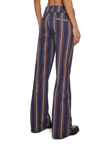 Soho Chic Striped Trousers