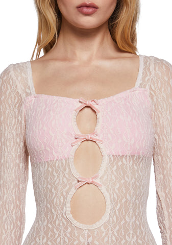 Miss Perfection Lace Mini Dress