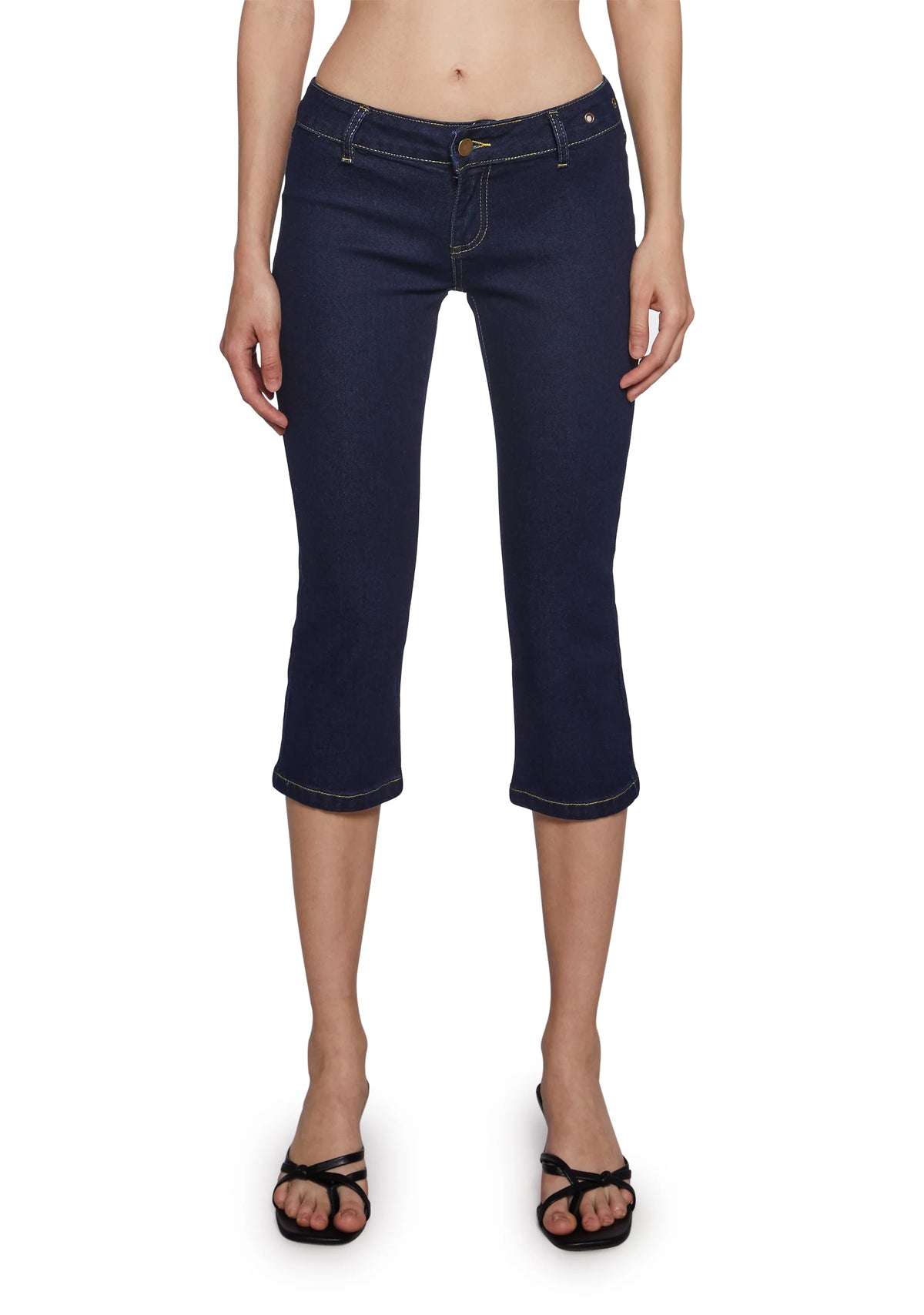 Espresso Vibes Capri Jeans