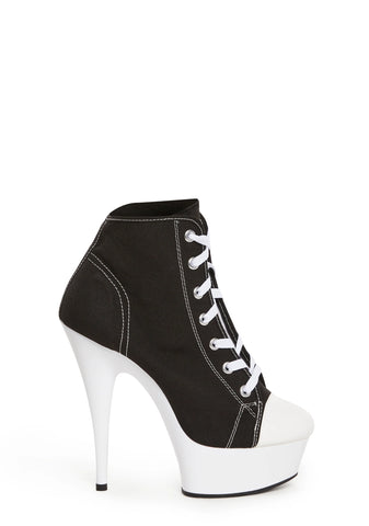 Delight-600SK-02 Platform Canvas Sneeker