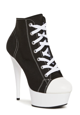 Delight-600SK-02 Platform Canvas Sneeker