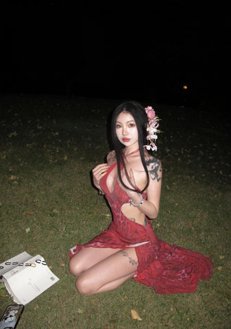 Untamed Love Print Dress