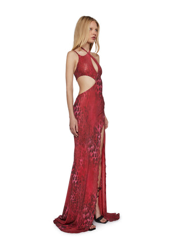 Untamed Love Print Dress