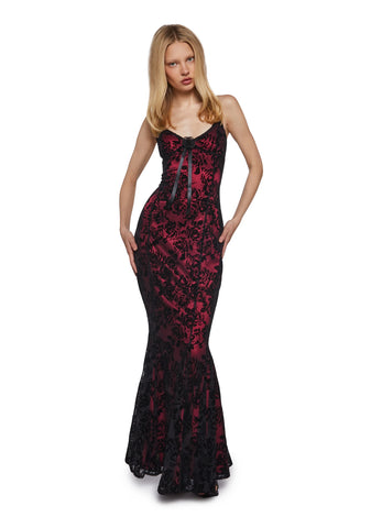 Last Dance Velvet Dress