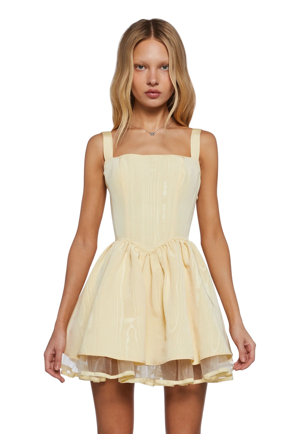 Magic Moves Corset Dress - Yellow