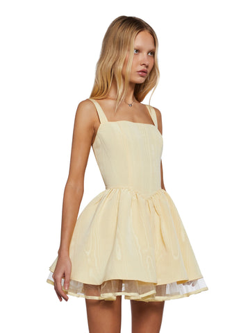 Magic Moves Corset Dress - Yellow