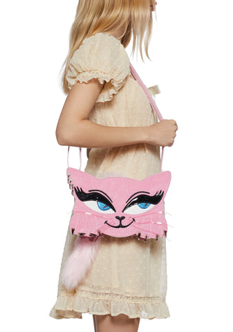 Sassy Kitty Crossbody Bag