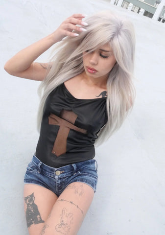 Steel And Ice One Piece Swimsuit