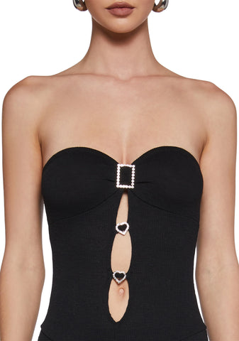 A-List Hostess Cut Out Romper