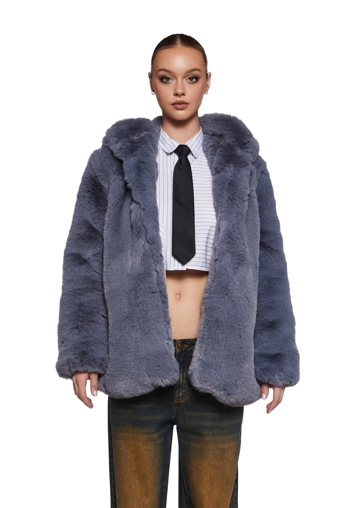 Wild Wintering Faux Fur Coat