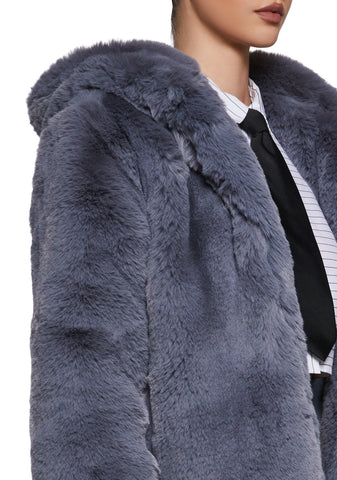 Wild Wintering Faux Fur Coat
