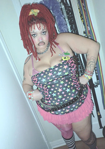 Colorburst Circus Mini Dress