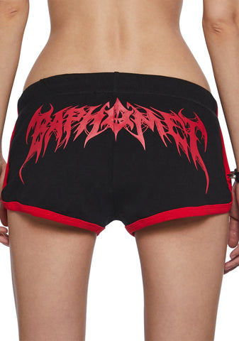 Baphomet Fan Booty Shorts