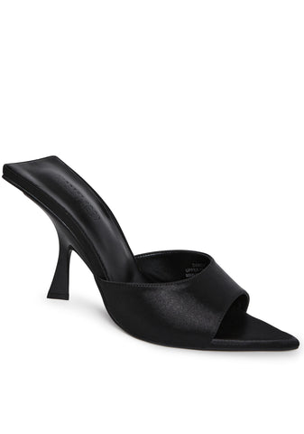 Cutie Escape Peep Toe Heels - Black