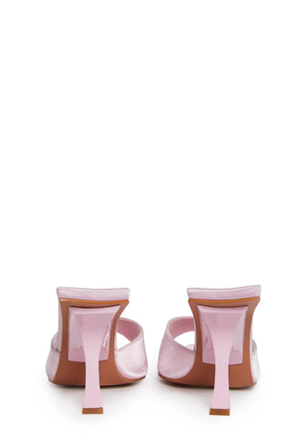 Cutie Escape Peep Toe Heels - Pink