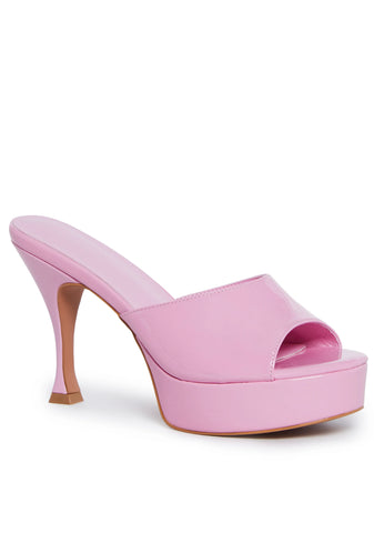 Blush Parade Platform Heels