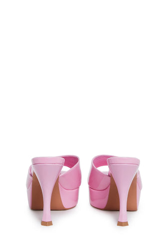 Blush Parade Platform Heels
