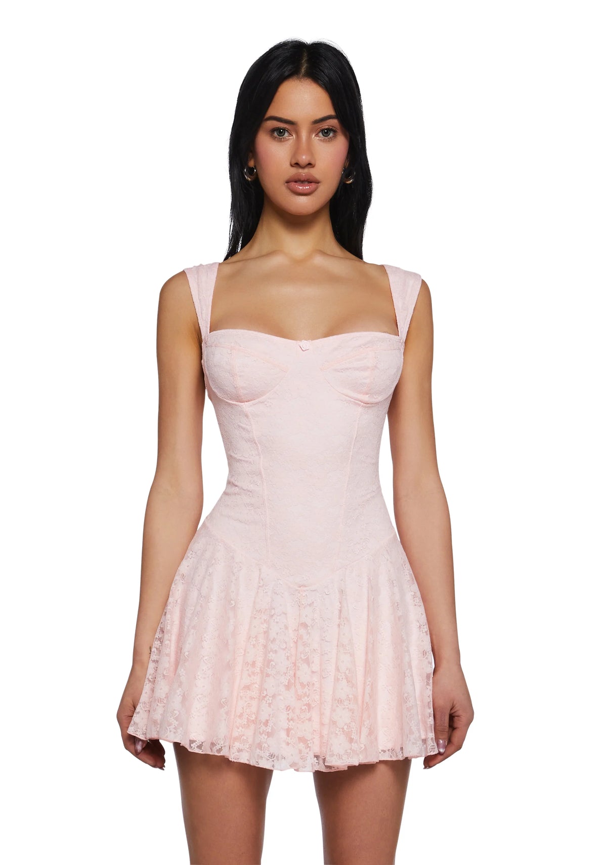 Perfect Date Mini Dress - Light Pink