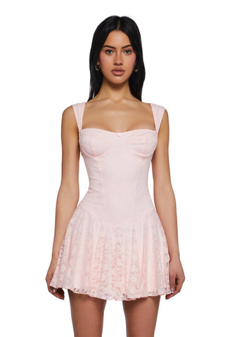 Perfect Date Mini Dress - Light Pink